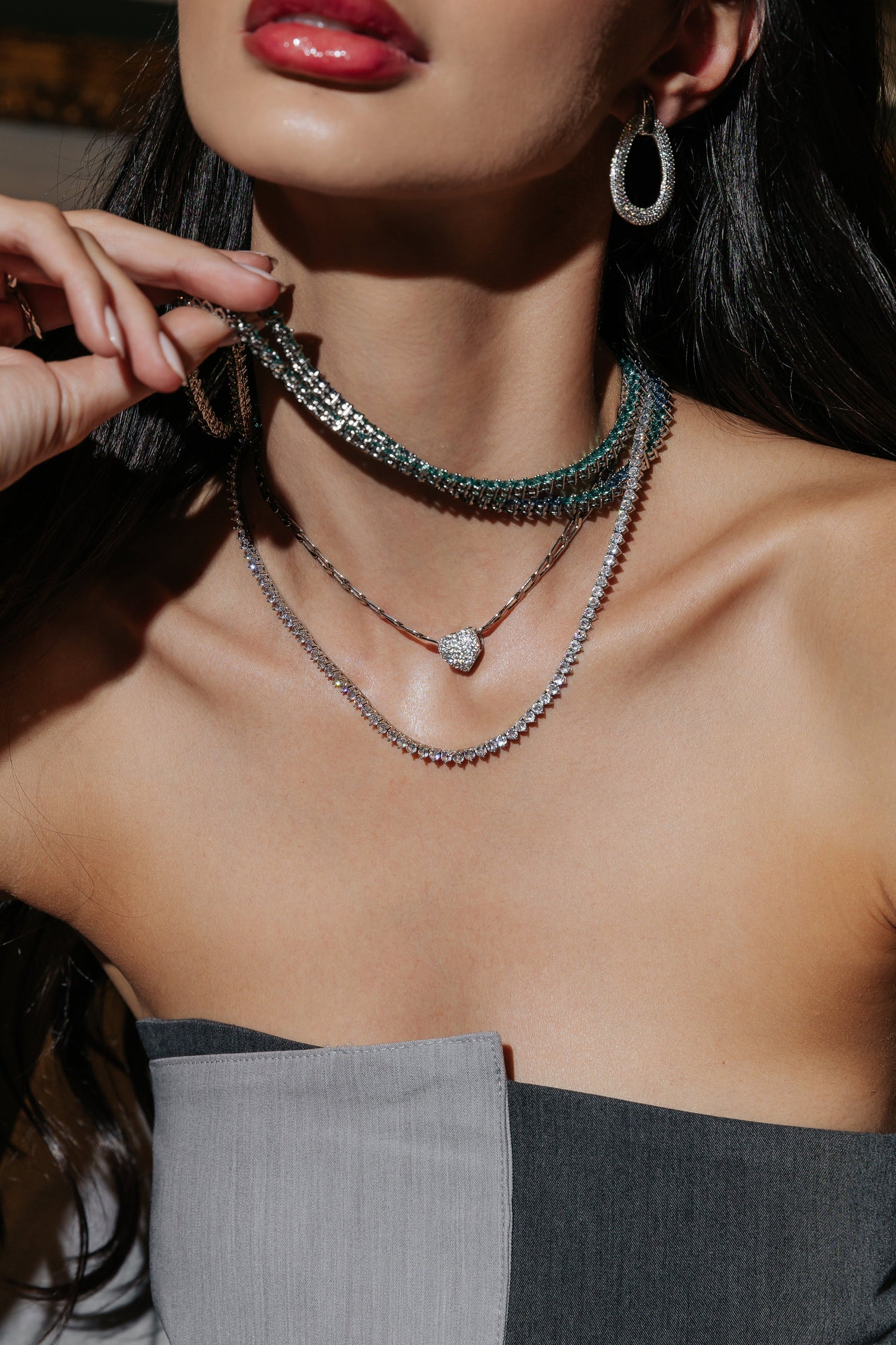 Gold plated necklaces