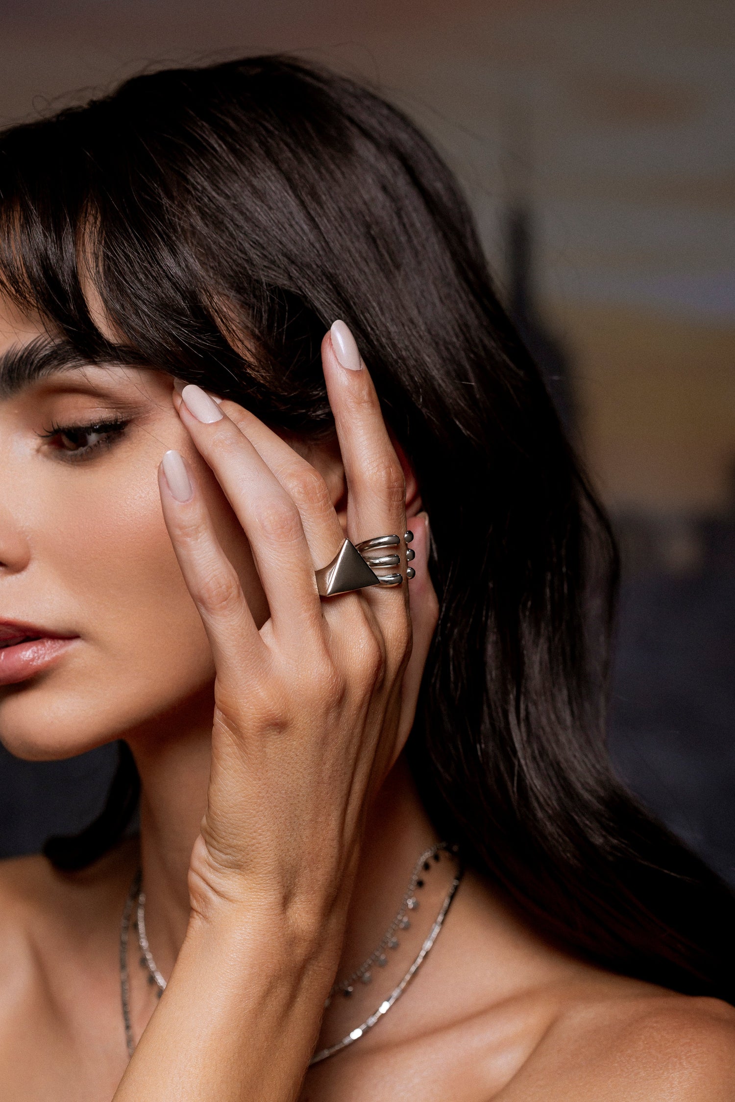 Gold plated rings